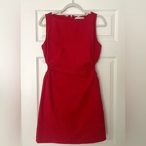 Abercrombie Stretch Cotton Cutout Mini Dress